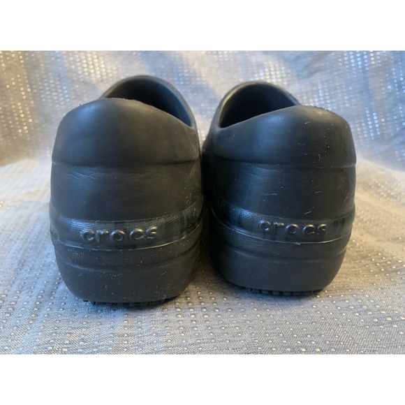 Crocs Clog NERIA PRO II Work Clog Black Leopard Dual Comfort Nurse Cook size W6 - Picture 5 of 11